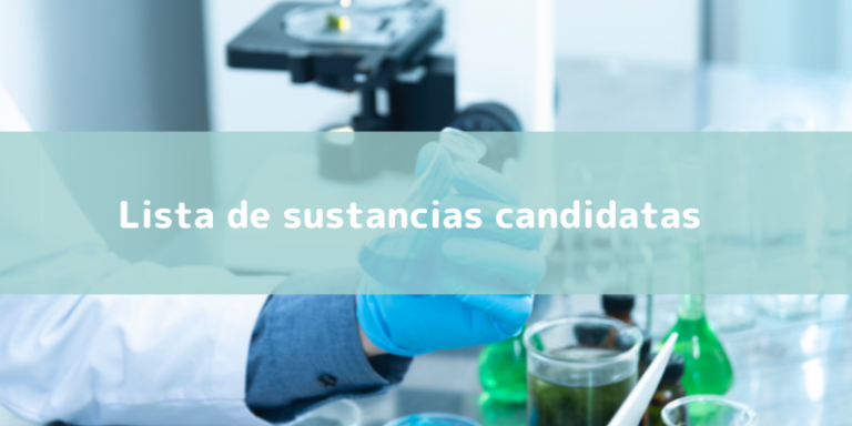 Lista de sustancias candidatas
